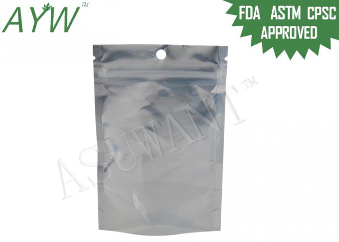 Mylar Ziplock Plastic Bag Packaging Kush Cannabis For Long Term Storage