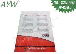 Bolsas de aluminio mylar para polvo de proteína mascota, bolsas de envasado de plástico para perro