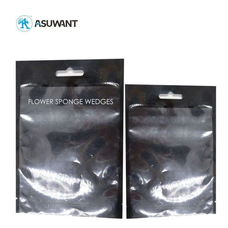 Compostable PE PVC Small Clear Tres Sell Sello Plastic Packaging para accesorios de alimentos de marrijuana