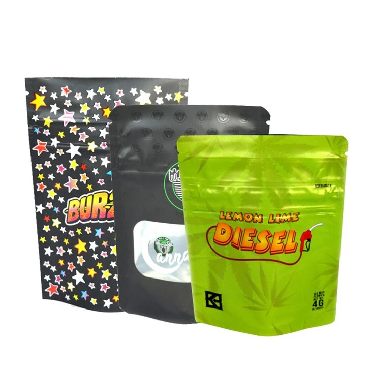 3.5G Cannabis Marijuana 420 Packaging Smell Proof Sealed Edibles Baggies