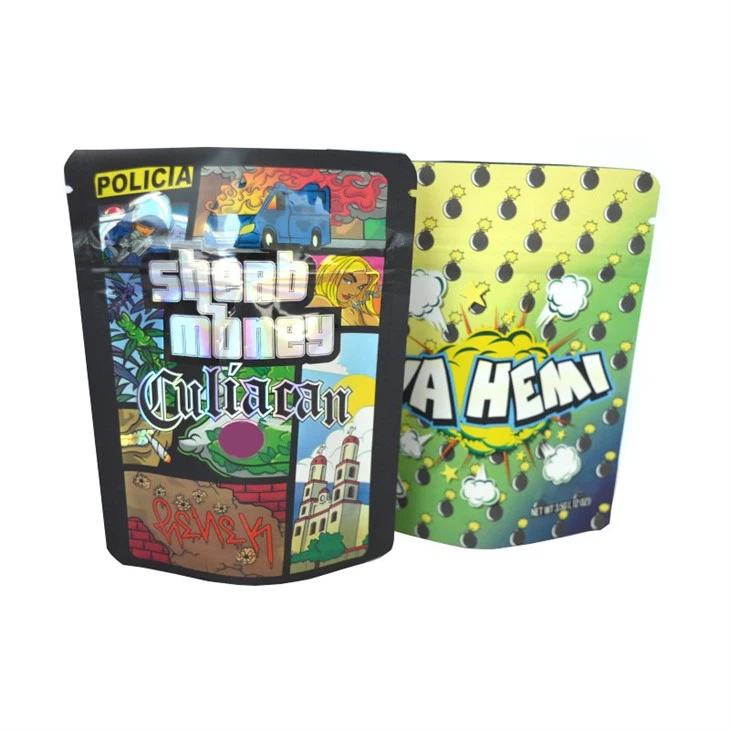 3.5G Cannabis Marijuana 420 Packaging Smell Proof Sealed Edibles Baggies