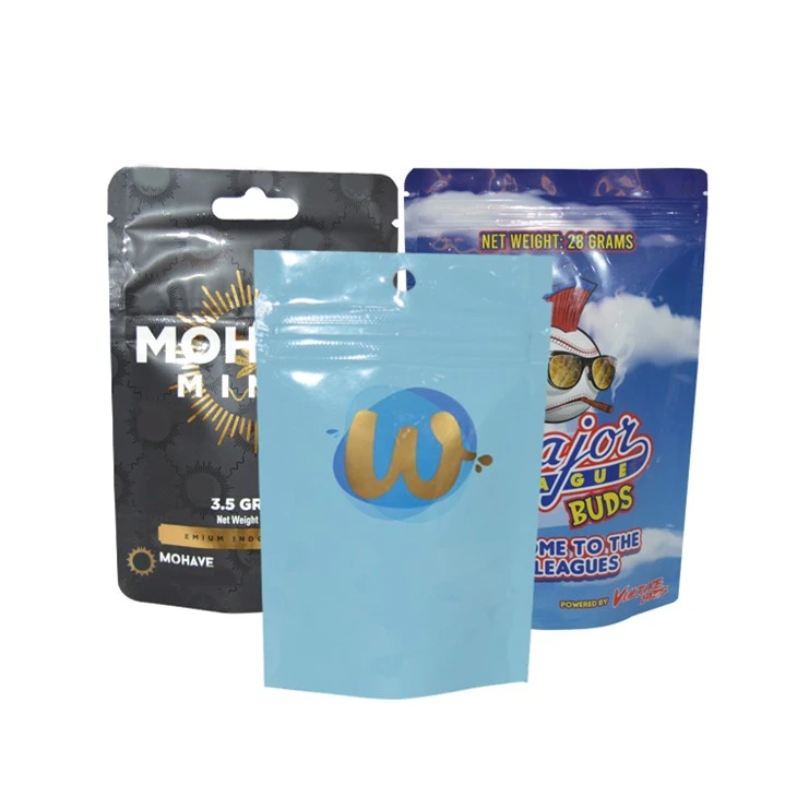 Mylar Ziplock Plastic Bag Packaging Kush Cannabis para almacenamiento a largo plazo