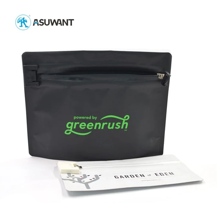 Plastic MOPP Child Proof Zipper Bags Packing Medical Marijuana For Protecting Kids
