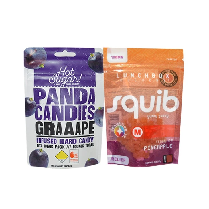 Child Resistant Packaging Bags For Cannabis CBD Weed