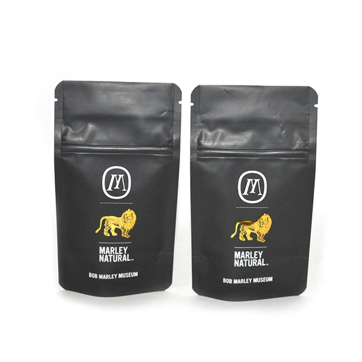 Medical Marijuana Storage Smell Proof Zipper Bags With Metallized Zipper