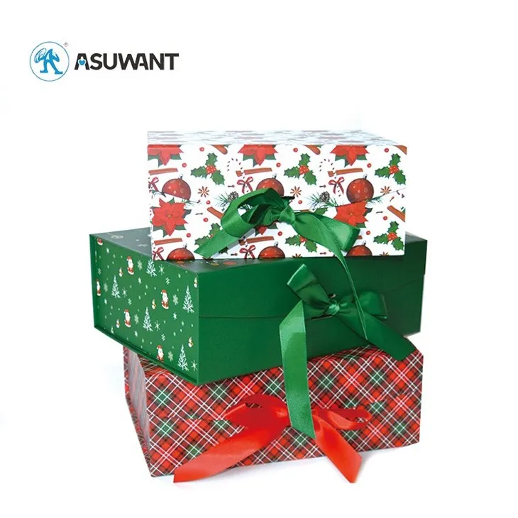 Color Paper Christmas Gift Ribbon Cardboard Boxes Color Paper Christmas Gift Ribbon Cardboard Boxes