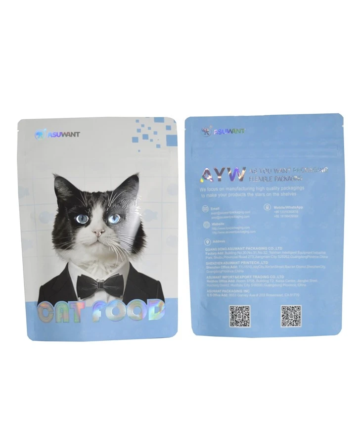 MOQ bajo, envío rápido, impresión digital BRC GRS, punto holográfico mate, bolsas con cremallera en relieve UV 3D