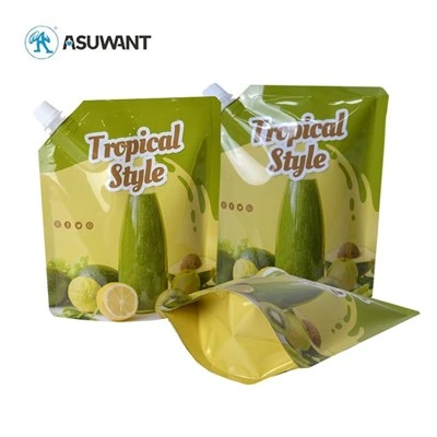 Bolsa reutilizable con boquilla de pie y boquilla para tapas